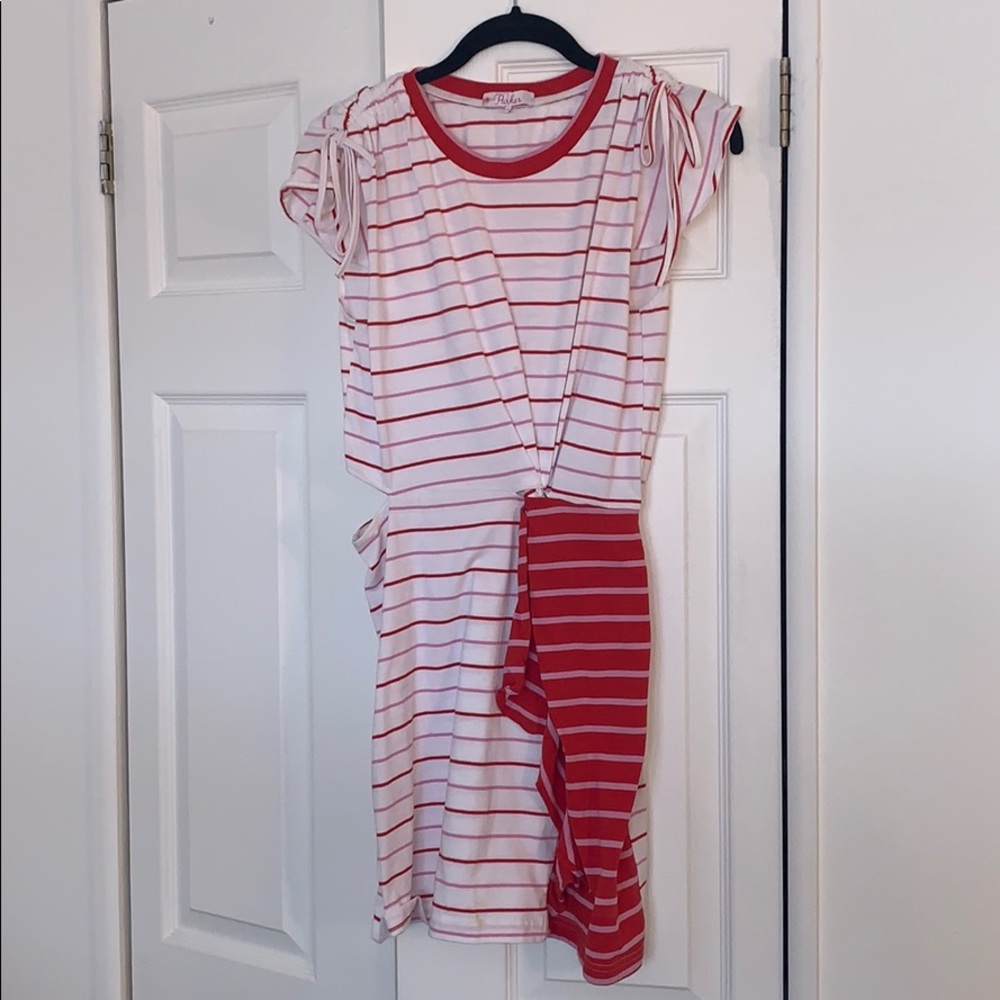 PARKER cut out tee shirt dress